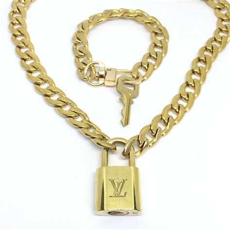 louis vuitton cuban chain.